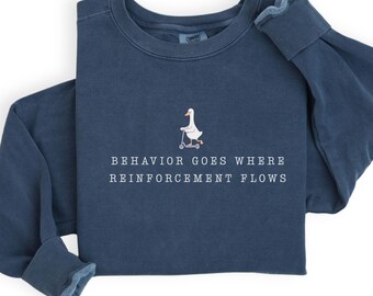 Neurodiversity Inclusion Silly Goose Comfort Colors Sweatshirt,Rbt Sweater, Autism Sweatshirt,Sped Teacher Shirt,Aba Therapy,Bcba Inclusion