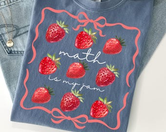 Math Is My Jam Comfort Colors T-Shirt,Math Teacher Gift, Mathematics Shirt,Math Teacher Appreciation Gift,Math Lover Shirt, Stem,Steam Shirt