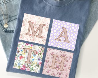 Math Comfort Colors T-Shirt, Math Teacher Gift, Mathematics Shirt, Math Teacher Appreciation Gift, Math Lover Shirt, Stem, Steam Shirt