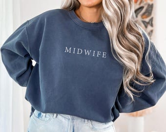 Midwife Obgyn Sweatshirt, Birth doula Sweatshirt, Reproductive Health Shirt,Childbirth Educator,Labor and delivery Nurse Sweatshirt Crewneck