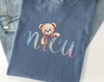 NICU Nurse Comfort Colors® Shirt, Neonatal Intensive Care Nurse Shirt, NICU RN Shirt, Neonatal Nurse Appreciation Gift, Grad Nursing Student