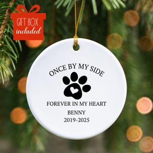 Pet Memorial Gift, Memorial Ornament, Custom Ornament, Pet Memorial, Christmas Ornaments, Custom Pet Ornament