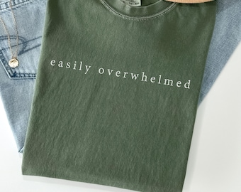 Funny Mental Health Shirt, Unhinged TShirt, Adult Humor, Sarcastic Shirt, Meme Tee, ADHD Shirts, Comfort Colors Introvert Humor,