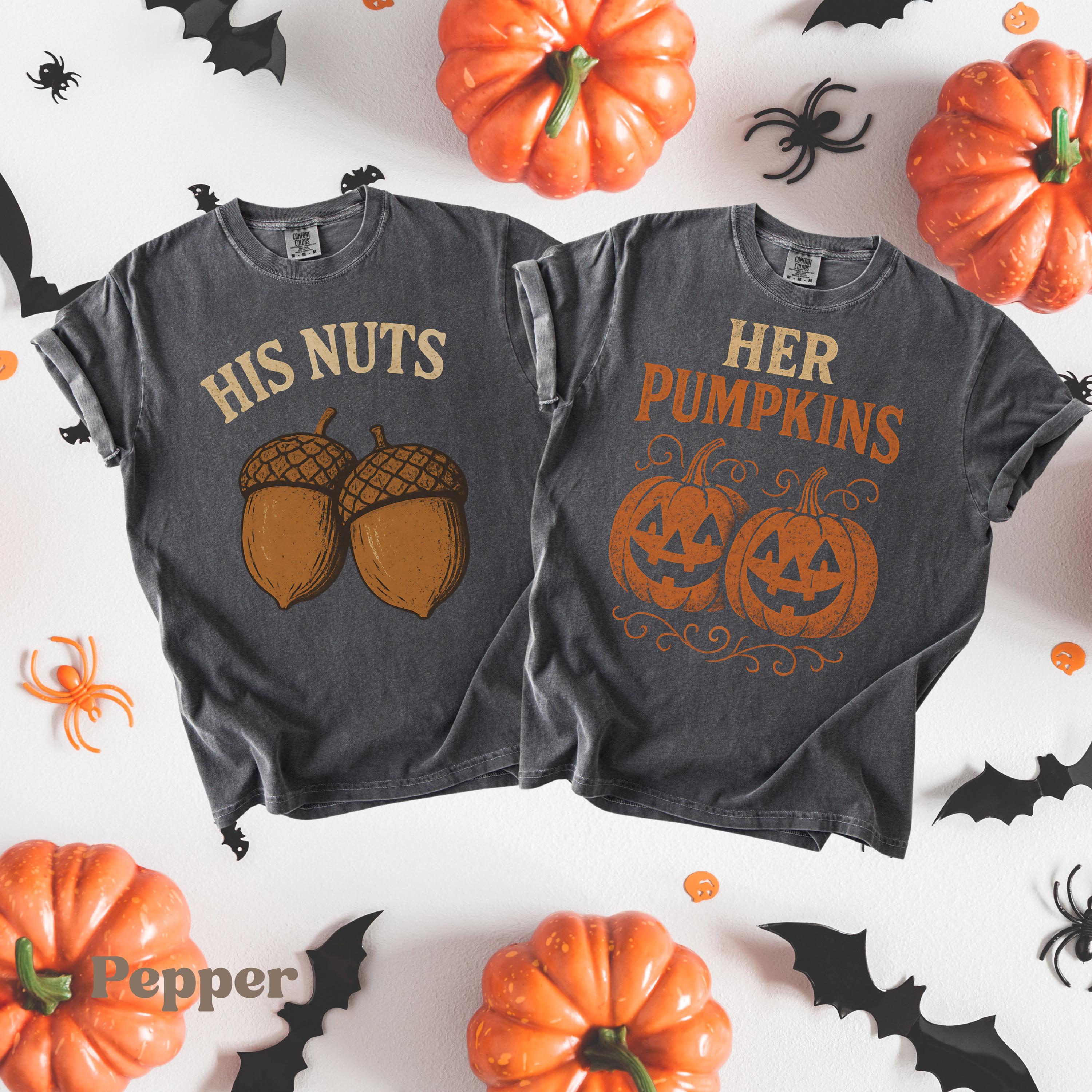 Matching Couple Halloween Comfort Colors Shirts, Couples Costume Shirts,Funny Halloween Tees for Adults,Cute Couples Halloween Party Shirts