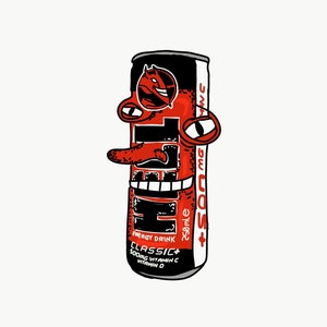 Energy Drink Sticker Skateboard Sticker Waterproof Sticker