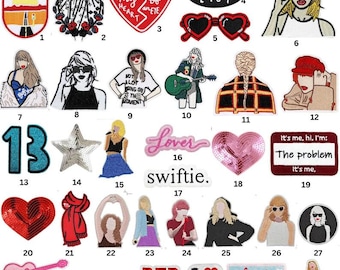 Embroidered Patch Era singer Iron-On Patch Singer Cute Patch