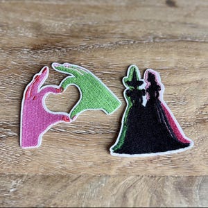 Wicked Witch Oz Embroidered Patch - Iron-On Applique