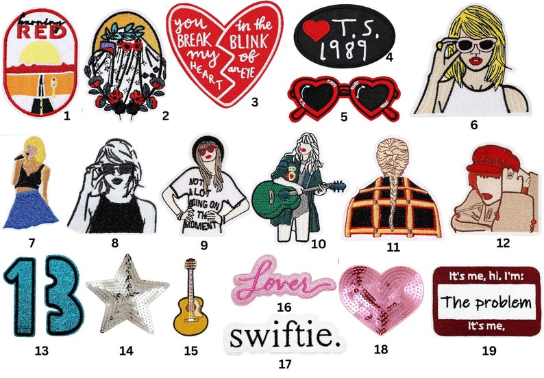 Swift Jacket Jean Girls Patch Jacket Custom Swift Girls Jacket Taylor Swift Denim Custom Name Patch Jacket Gift Girls Custom Jacket Sewed immagine 2