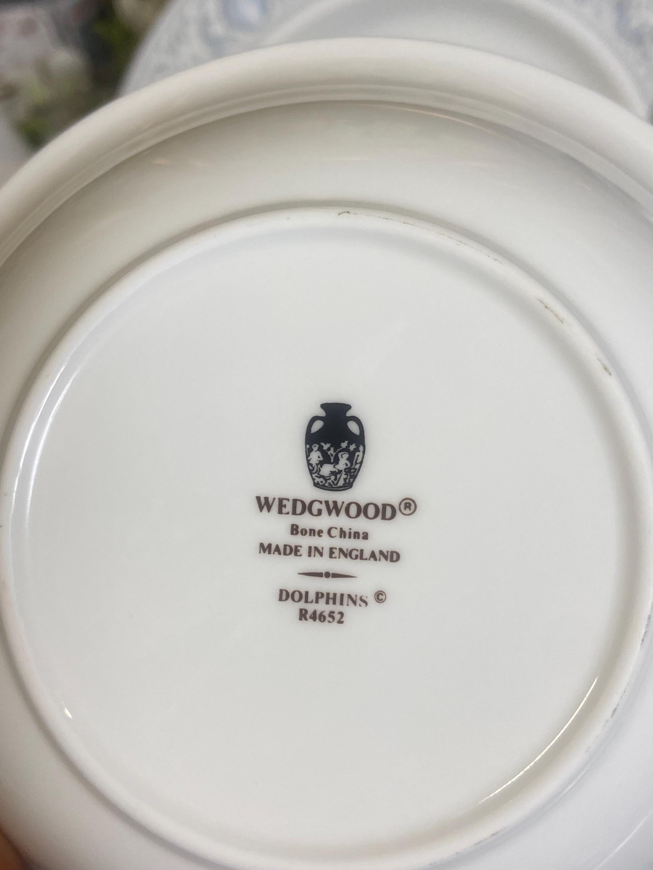 Vintage Wedgwood Dolphins Dinner Set - Etsy