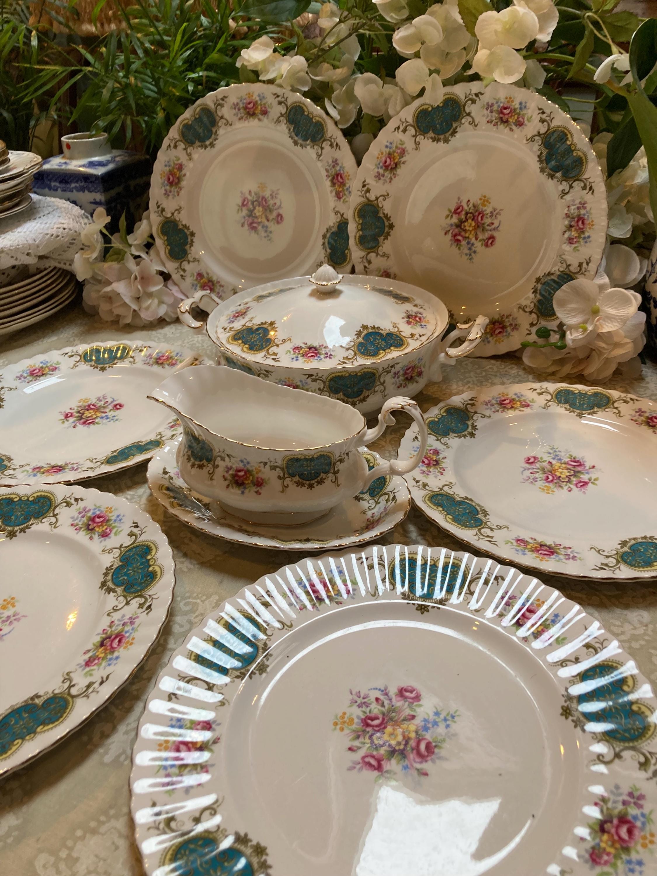 Vintage Royal Albert “berkeley” Part of Dinner Set - Etsy