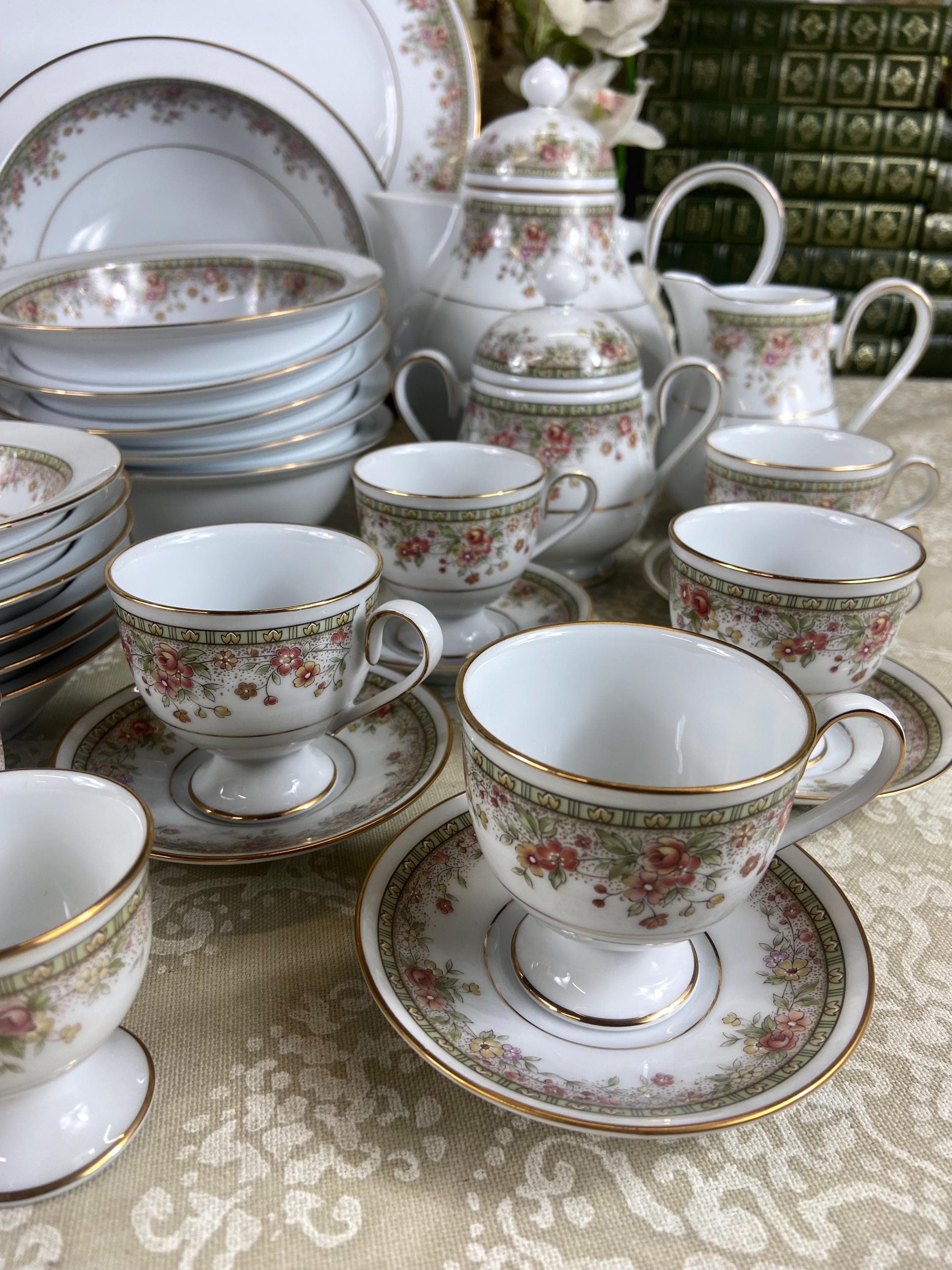 Vintage Noritake Ireland Morning Jewel Dinner Set - Etsy