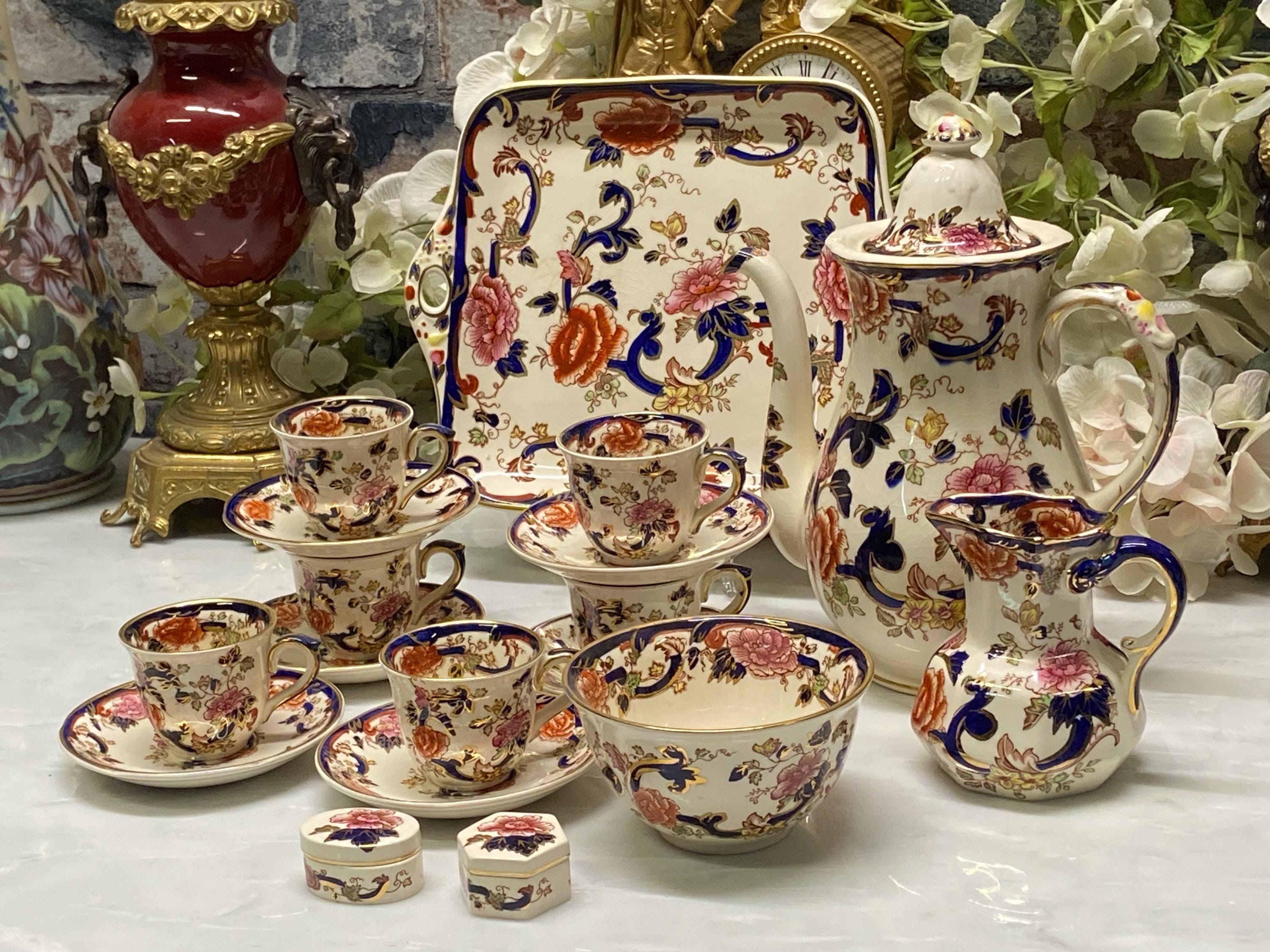 Masons Mandalay Tea Set - Etsy