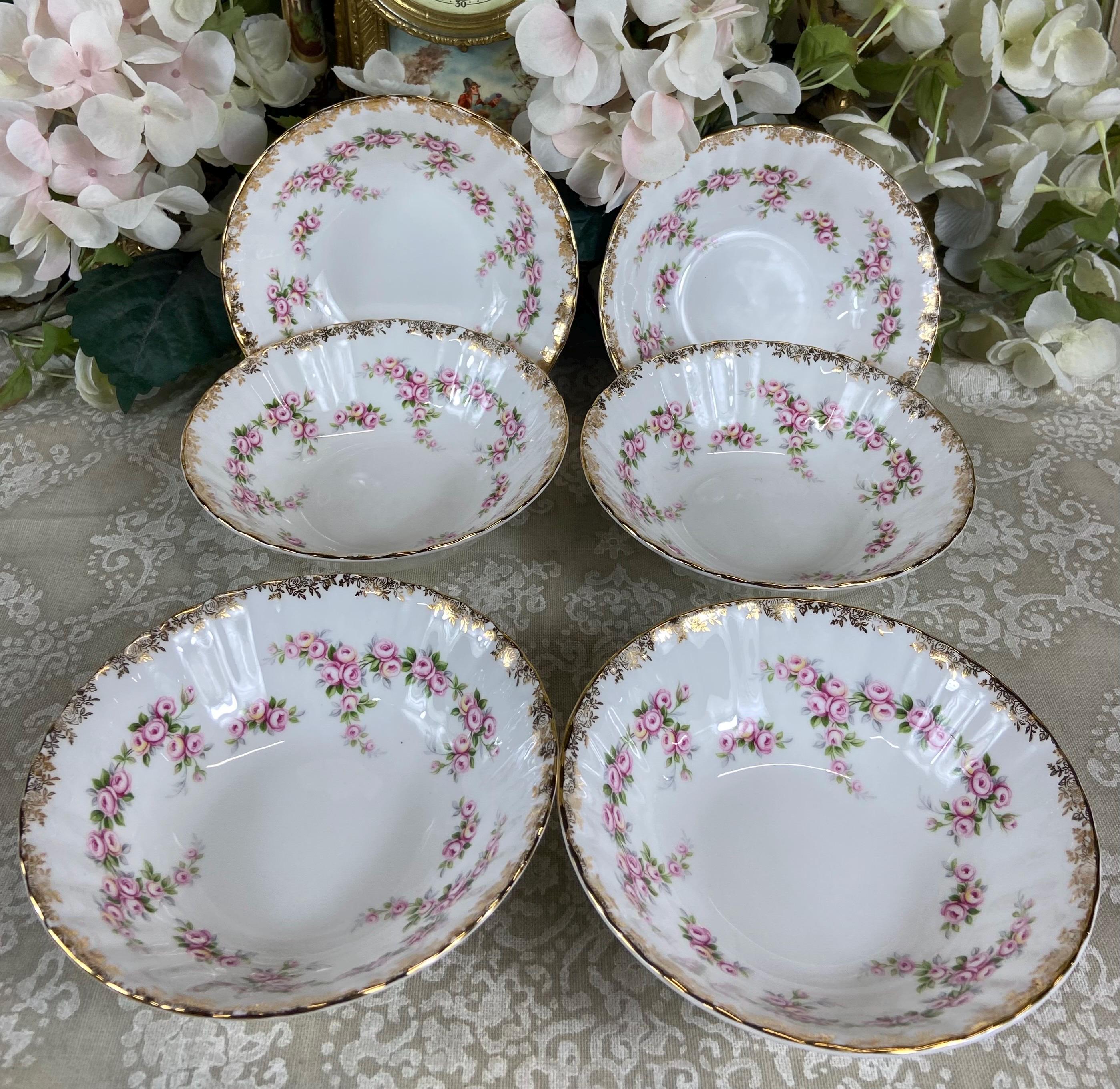 Royal Albert Dimity Rose Tea Set - Etsy