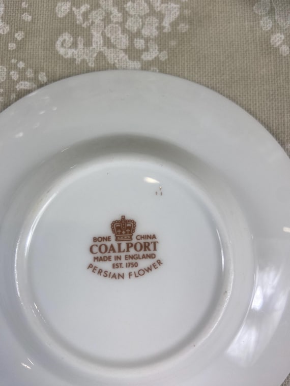 Vintage Coalport Persian Flower Dinner Set - Etsy