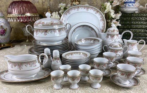 Vintage Noritake Ireland Morning Jewel Dinner Set - Etsy