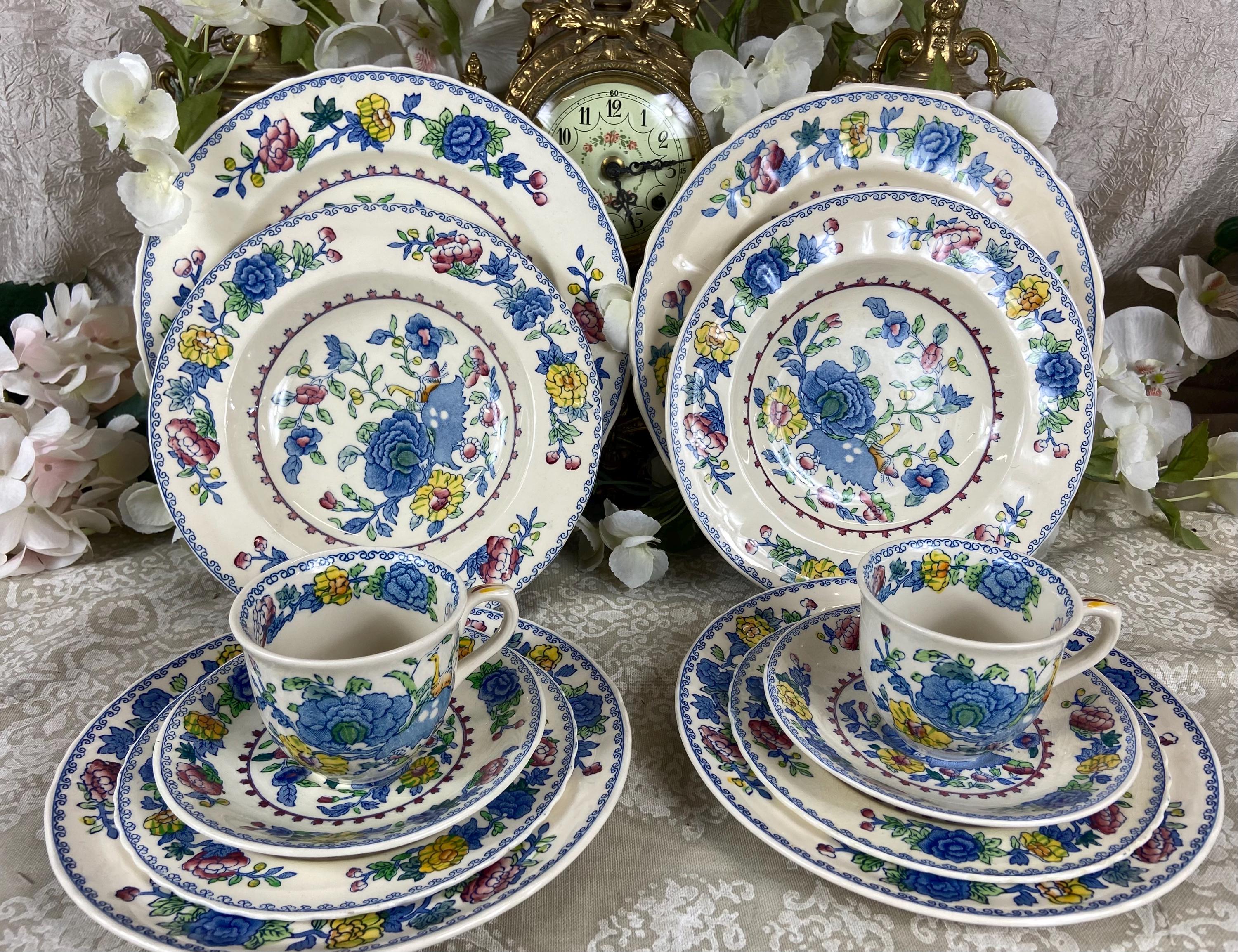 ビレロイ&ボッホ アルベルティーナ 花柄磁器 食器セット5点 ダイニング