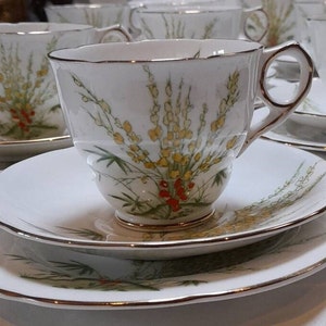 Royal Stafford &quot;Broom &quot; trio