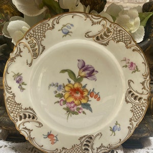 An Antique Nymphenburg collectable desert plate. Circa 1802