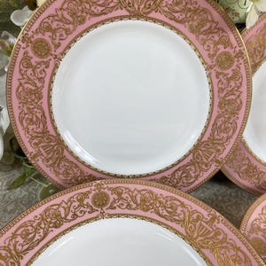 Royal Worcester Balmoral Pink Pattern 6- Dinner Plates - Etsy
