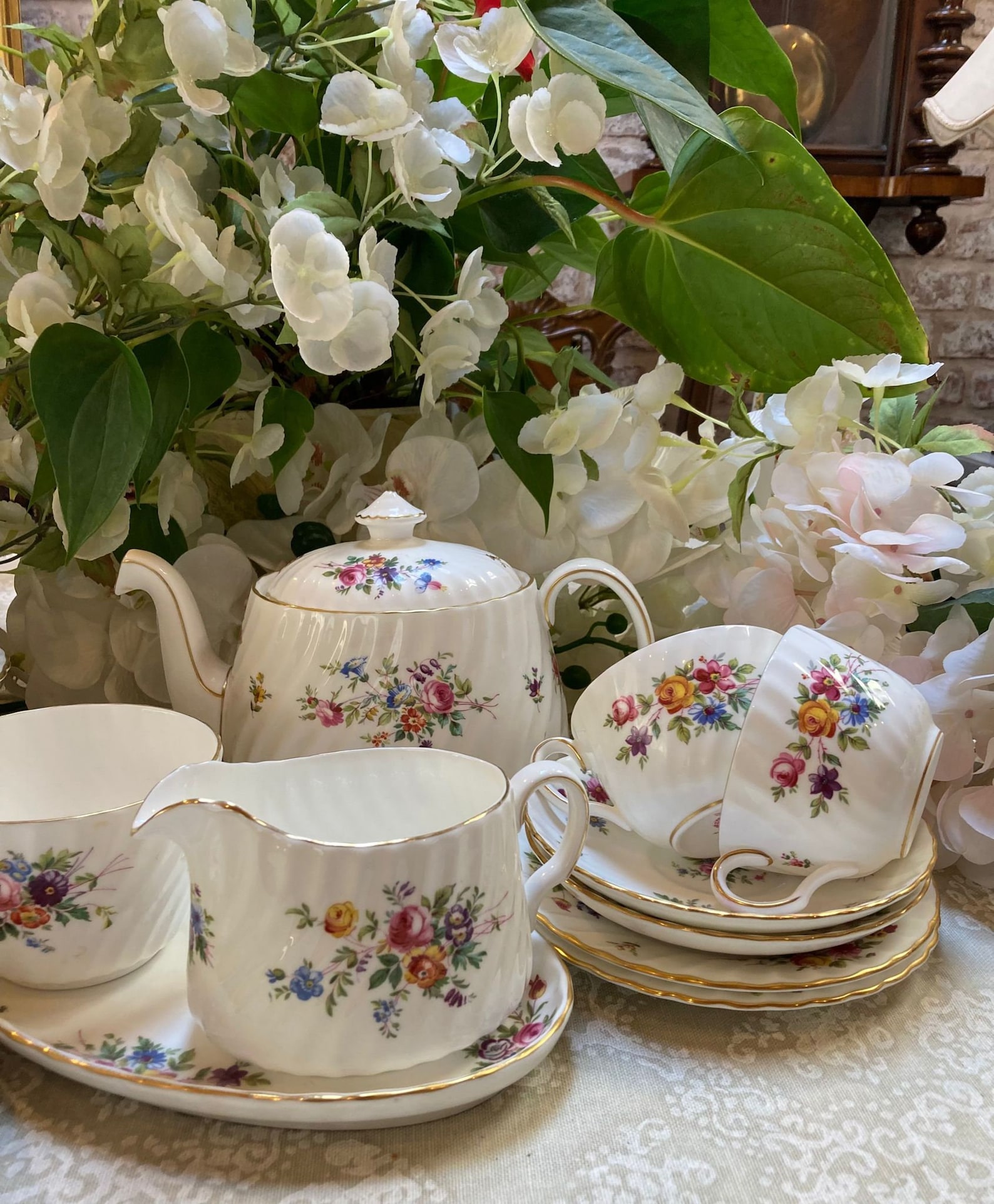 Minton marlow Tea Set Etsy