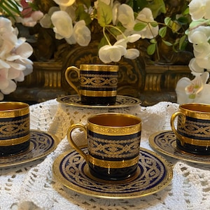Hutschenreuther  Bavaria Germany 4-  coffee cups