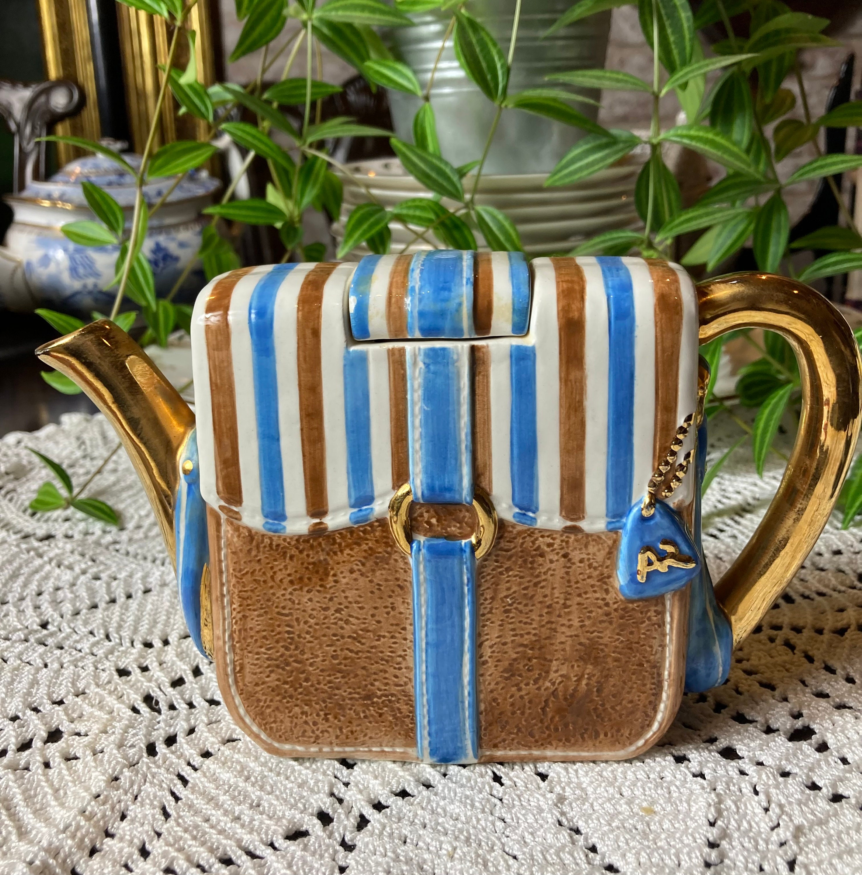 Vintage Annie Rowe Collectable Tea Pot - Etsy