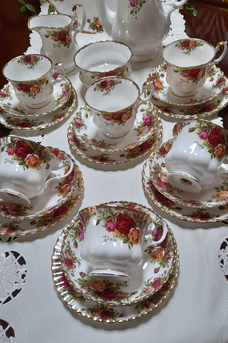 Royal Albert old Country Roses Tea Set Etsy