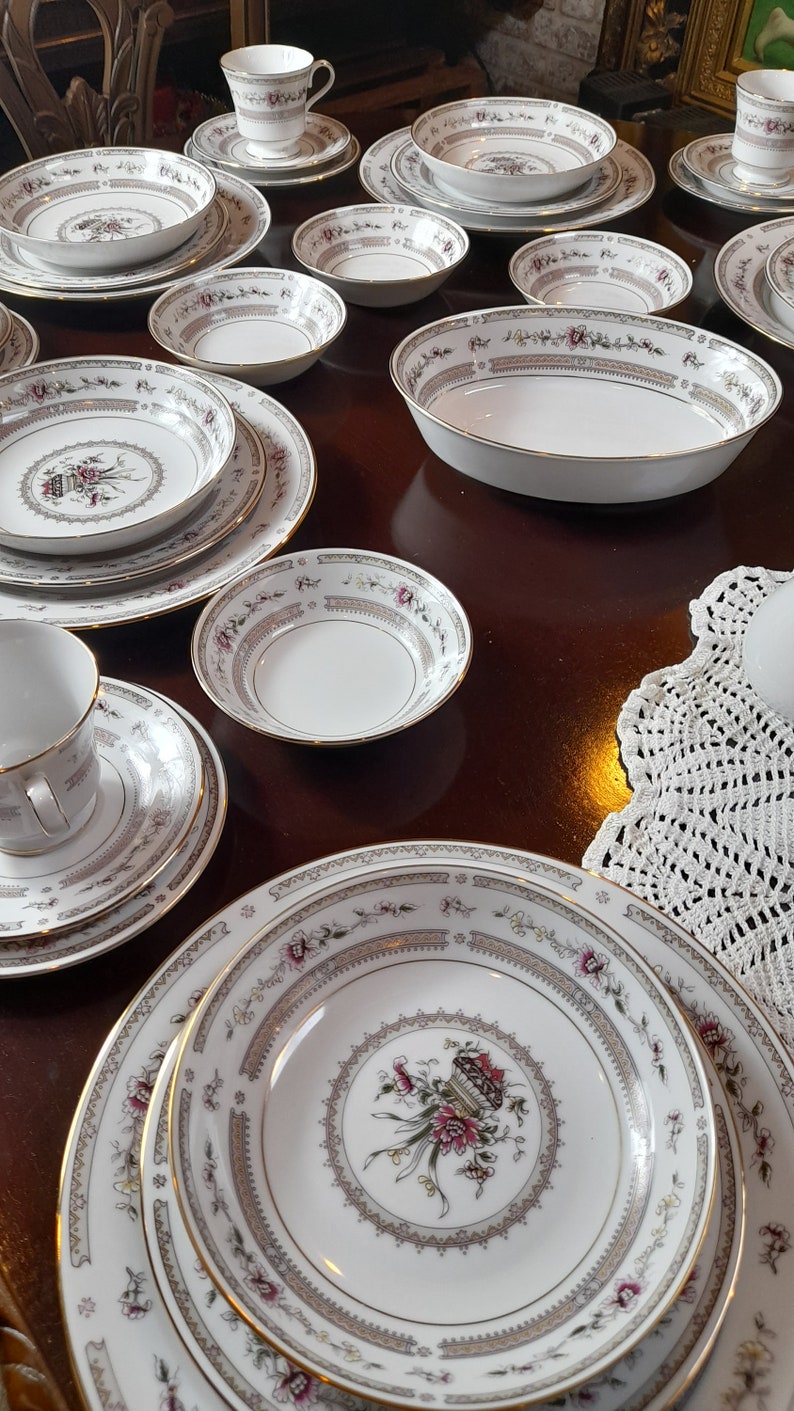 Vintage Noritake Dinner Set Etsy