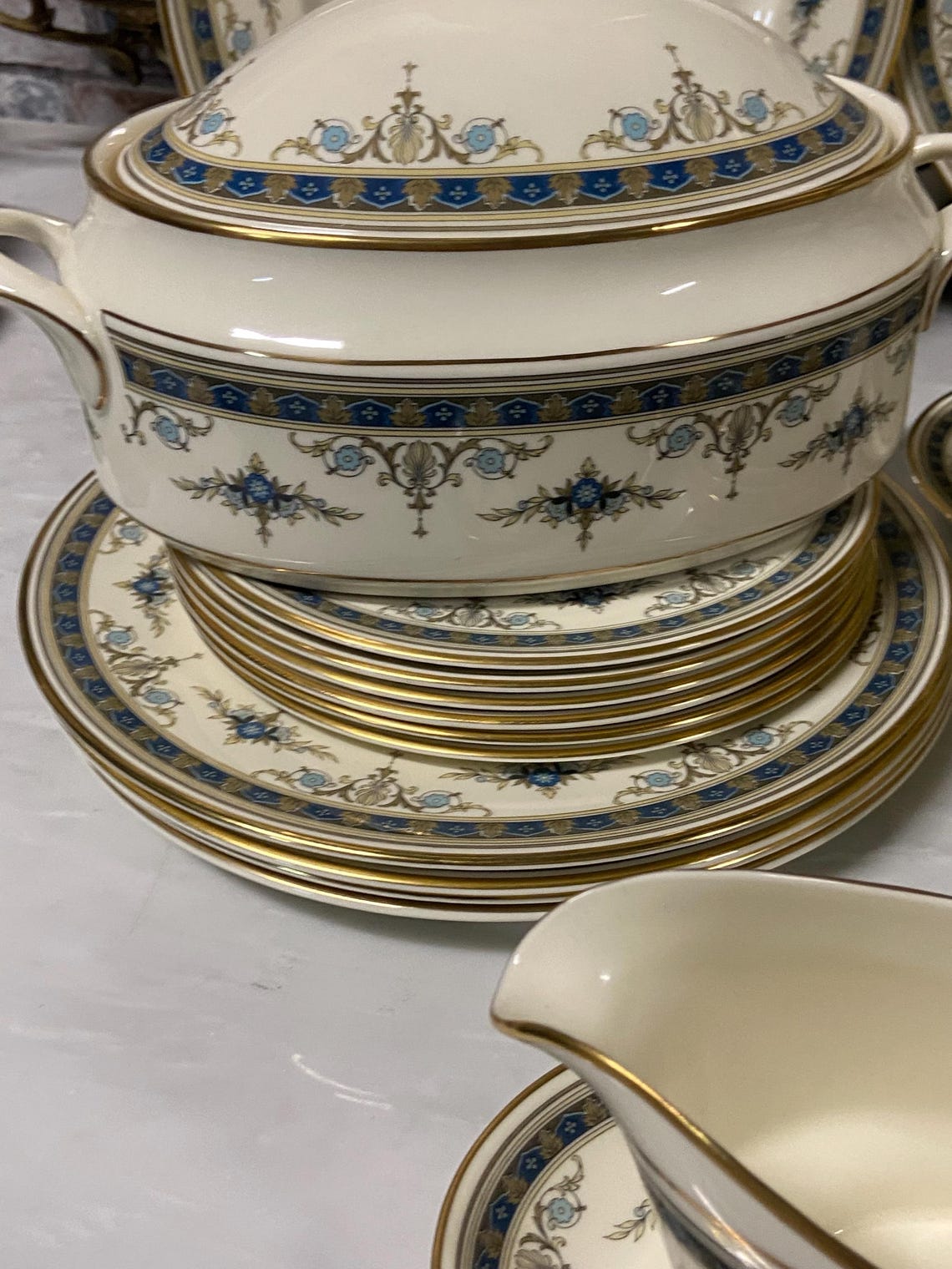 Vintage Minton Grasmere Pattern Dinner Set - Etsy