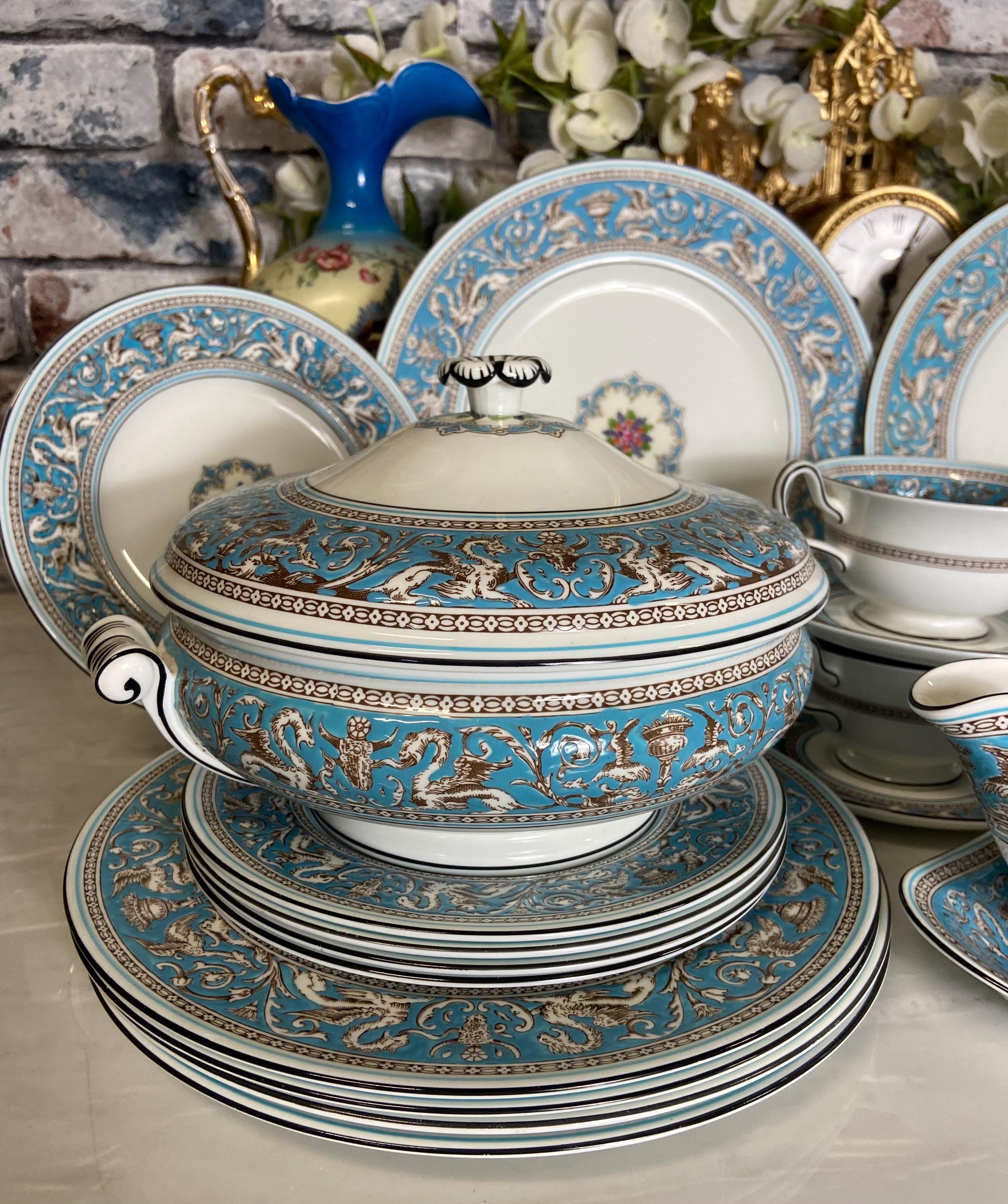  Florentine Turquoiseプレート 2枚セット Florentine Turquoiseプレート 2枚セット Florentine Wedgwood