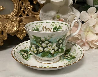 Royal Albert Flower of the Month May Lily of the Valley - Tea Cup
