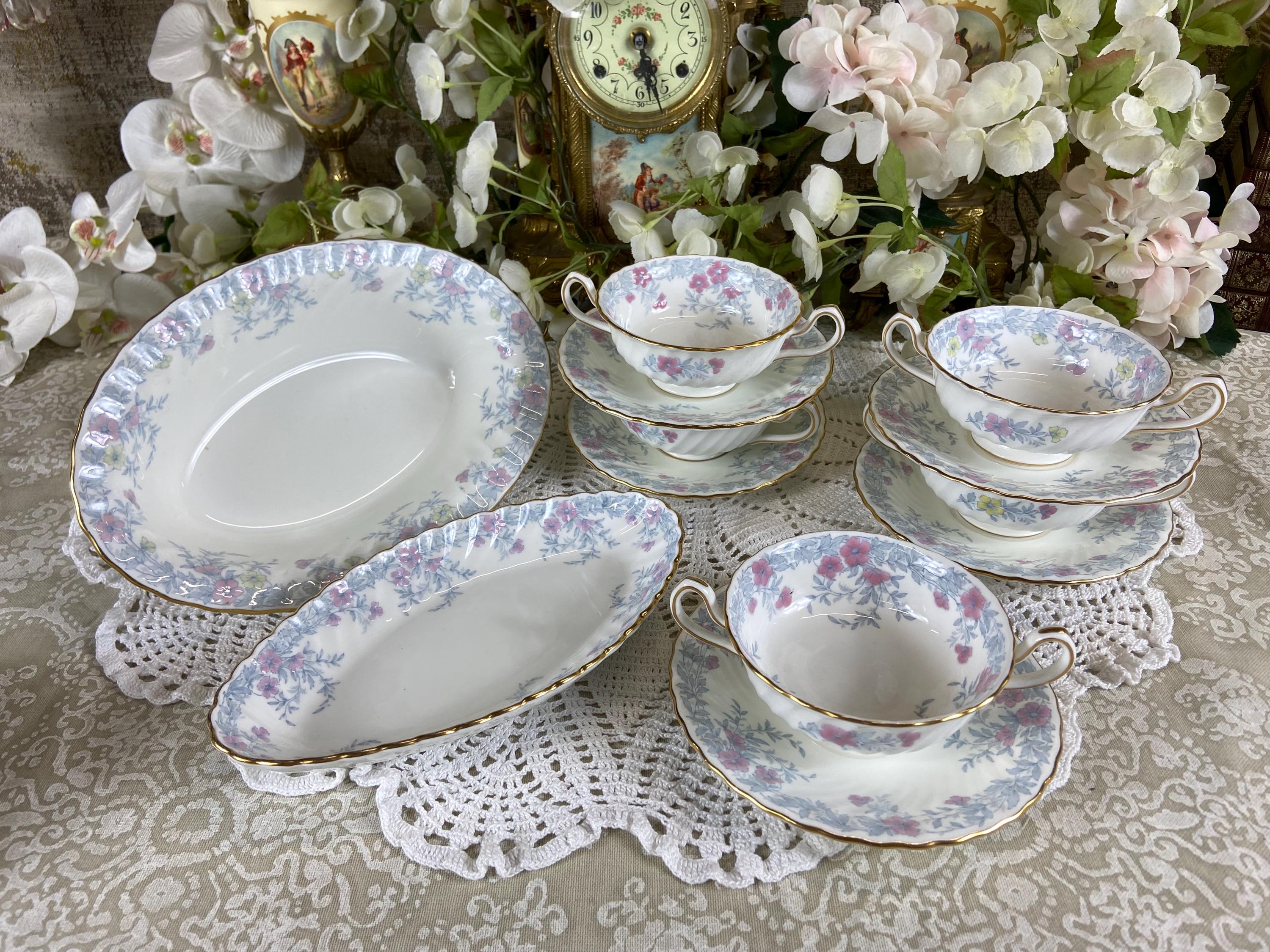 Vintage Minton Garden Pink Part Dinner Set - Etsy