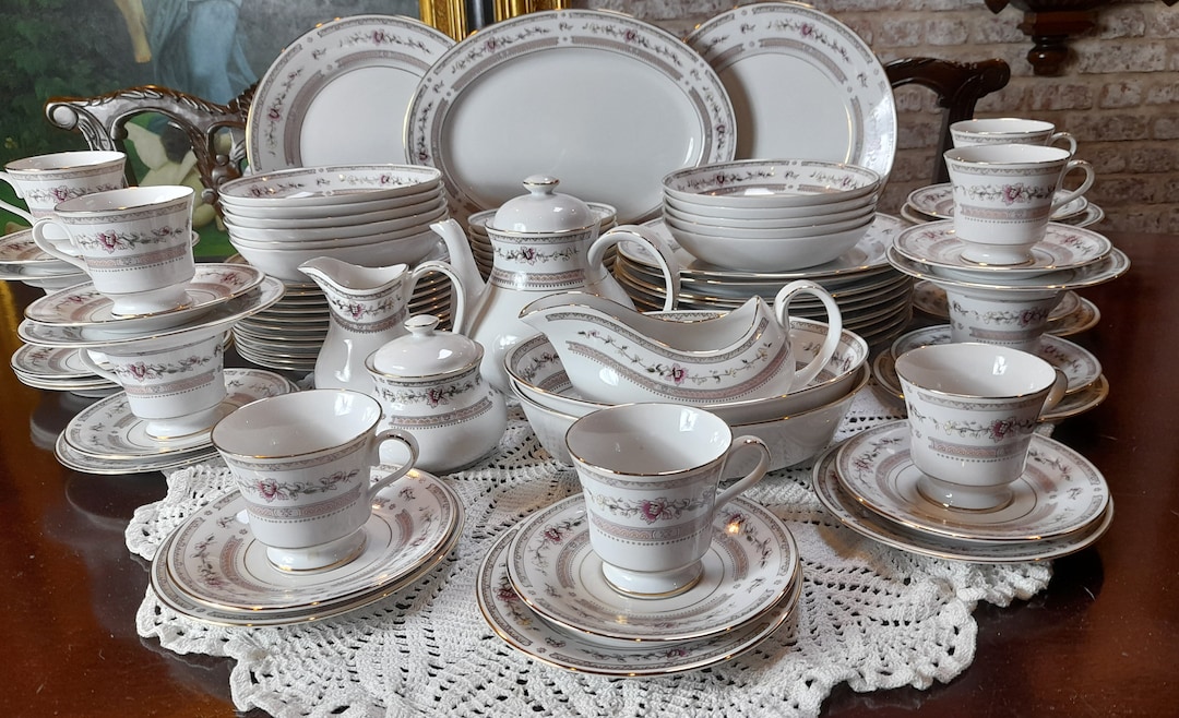 Vintage Noritake Dinner Set Etsy