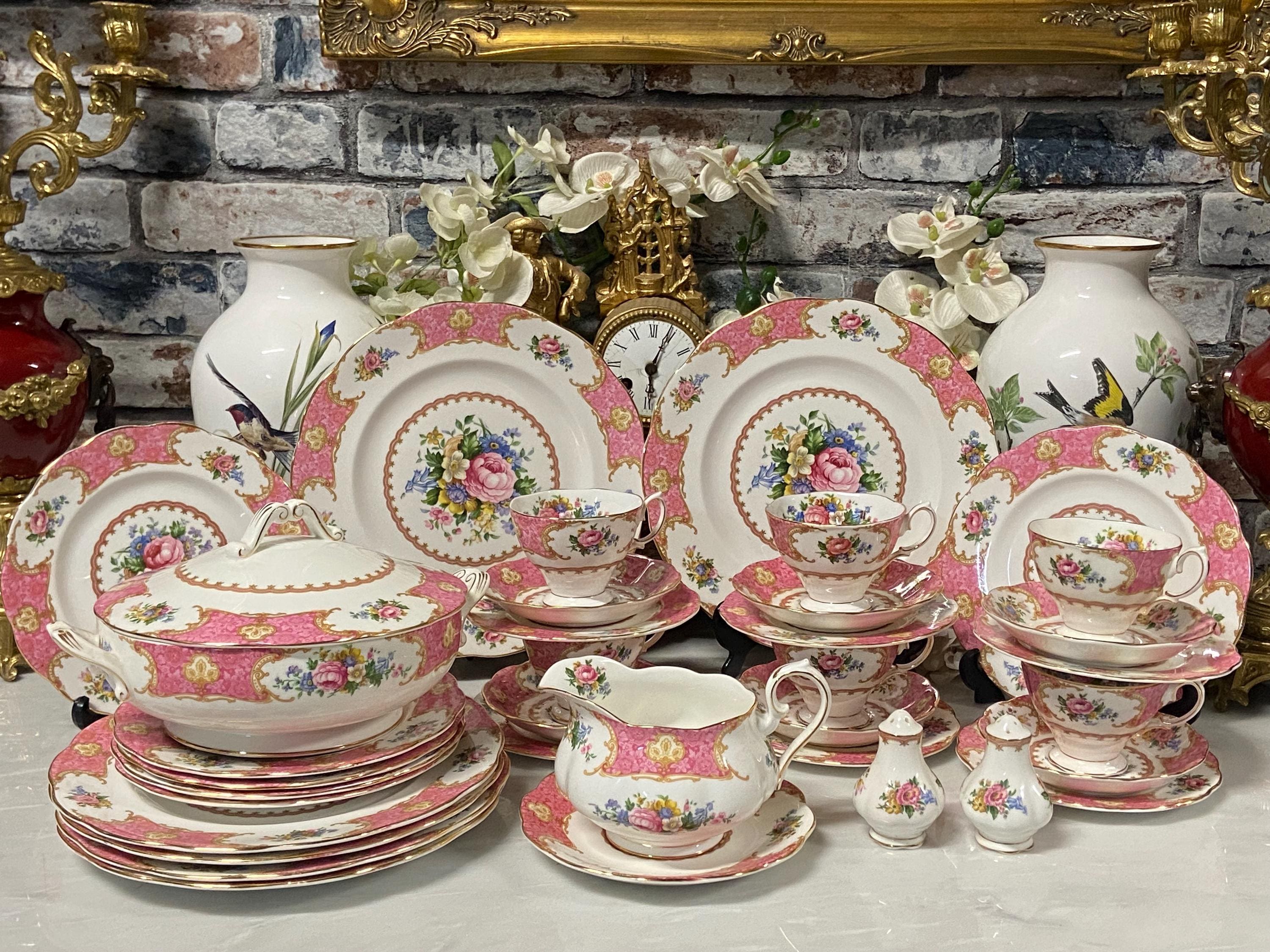 Royal Albert Lady Carlyle Dinner Sets - Etsy