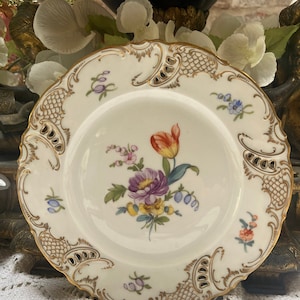 An Antique Nymphenburg collectable desert plate. Circa 1802