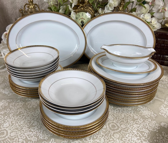 Vintage Noritake Windsor Dinner Set - Etsy