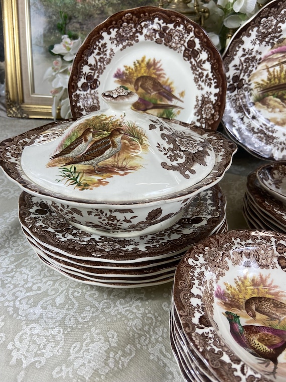 Royal Worcester Palissy Game Birds Dinner Set - Etsy Australia