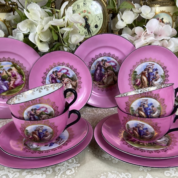 Vintage Czechoslovakian tea set