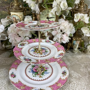 Royal Albert Lady Carlyle cake stand