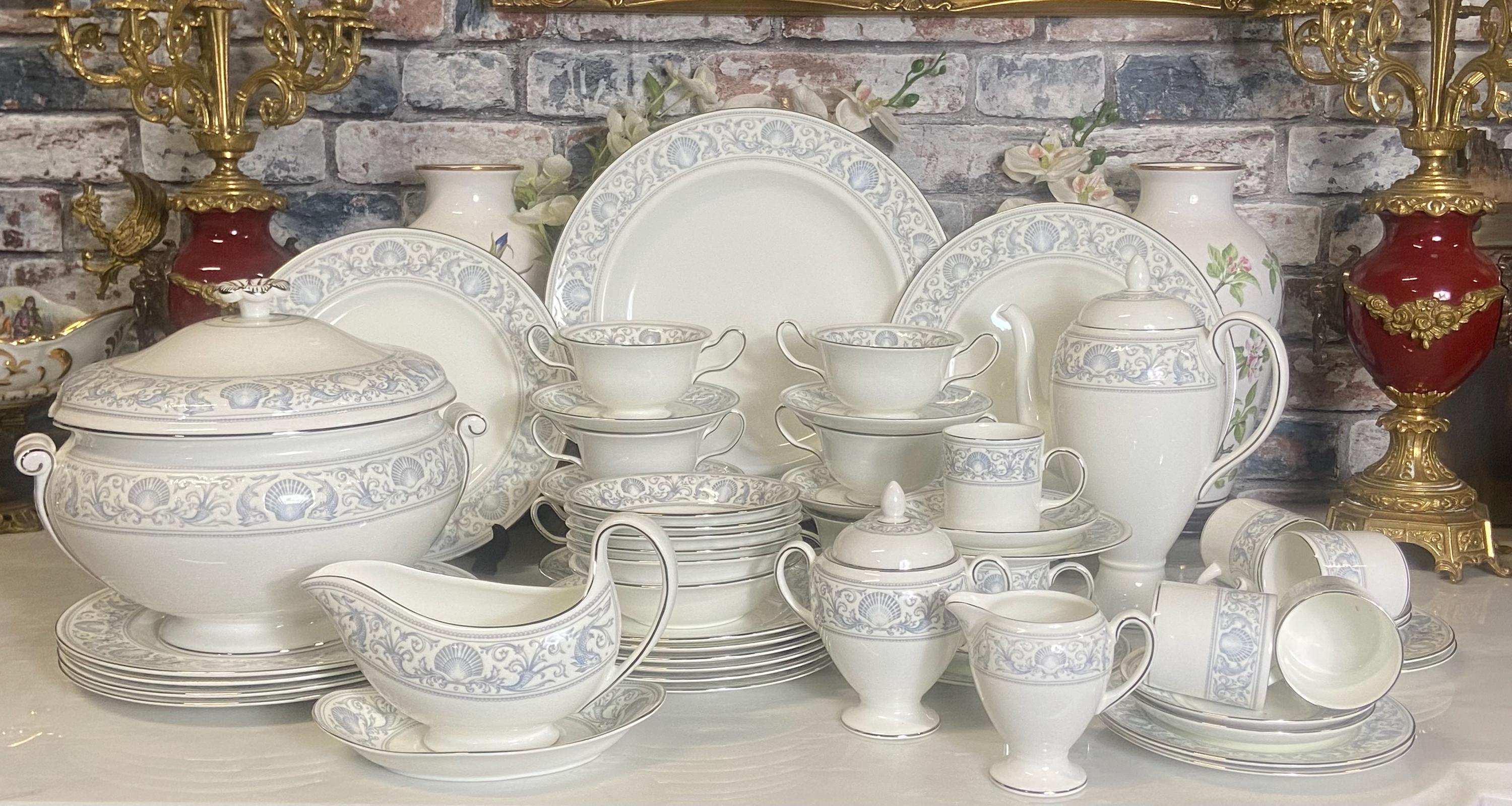 Vintage Wedgwood Dolphins Dinner Set - Etsy