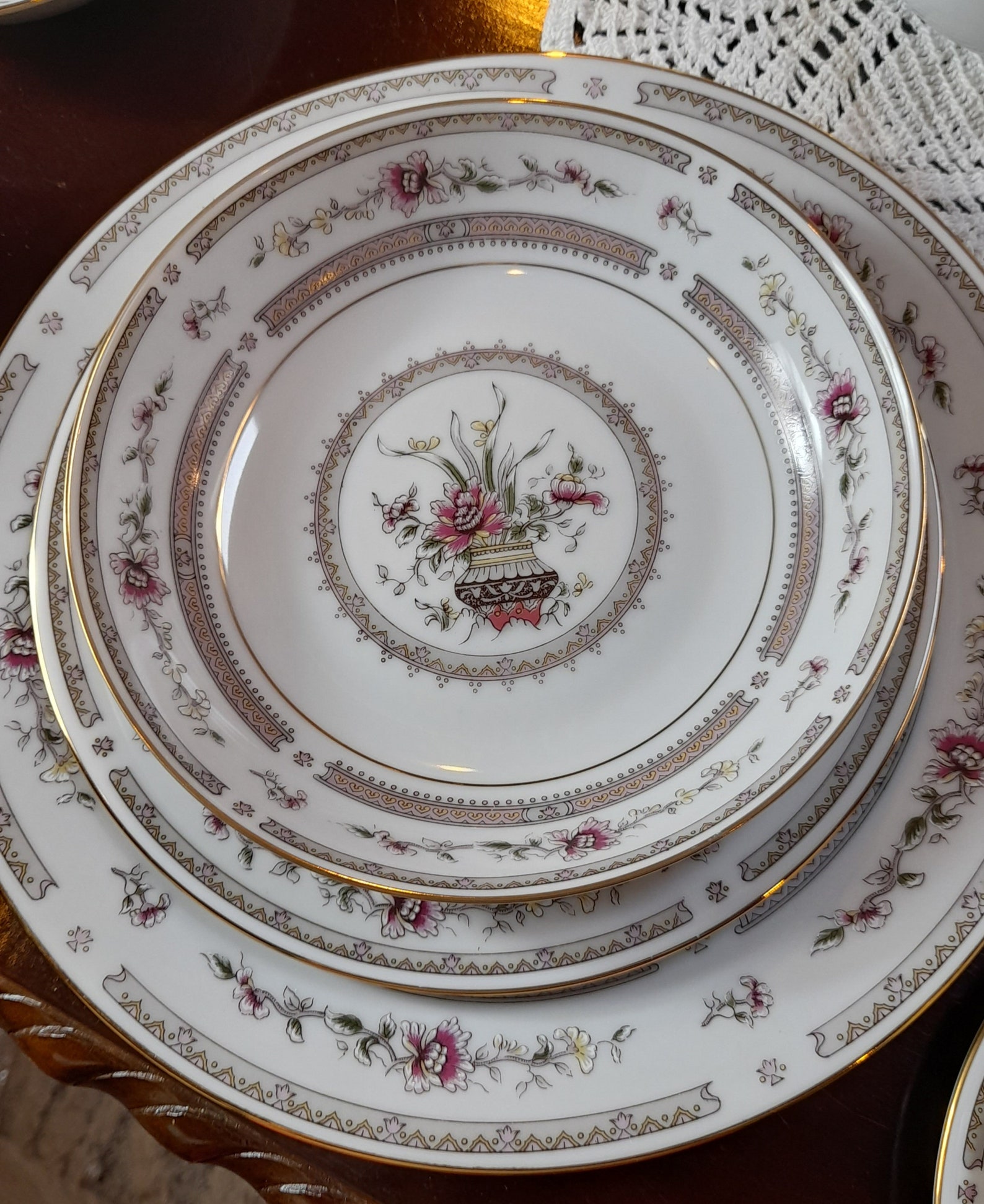 Vintage Noritake Dinner Set Etsy