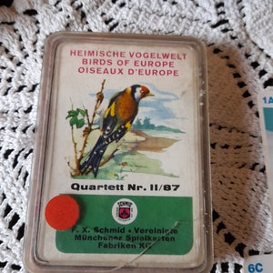 Vintage FX Schmid bird cards