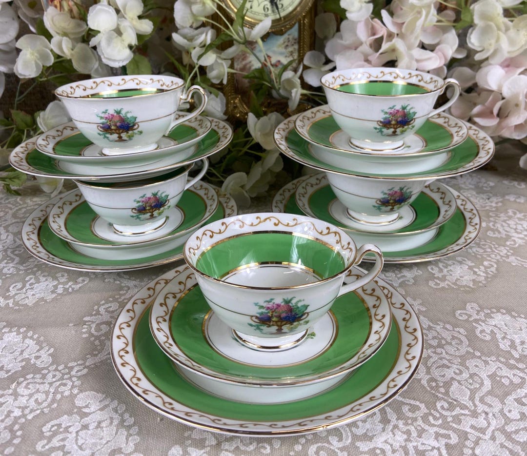 An Antique E. Brain & Co Ltd Foley China Tea Set - Etsy