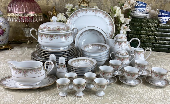 Vintage Noritake Ireland Morning Jewel Dinner Set - Etsy