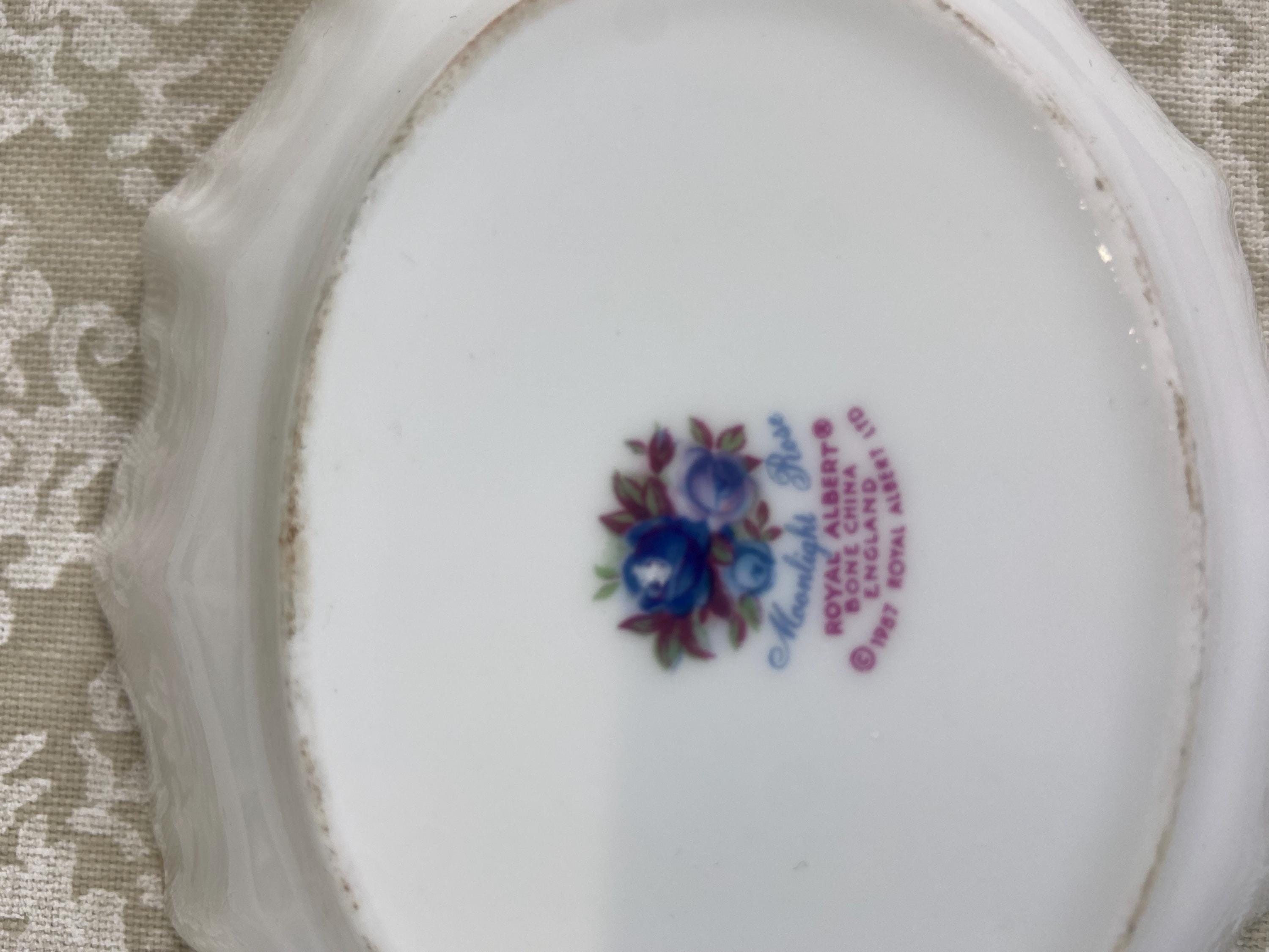 ロイヤルアルバート ムーンライトローズ オーバルサラダボウル - Etsy 日本