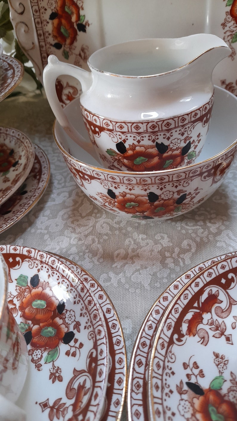 An Antique Tea Set - Etsy