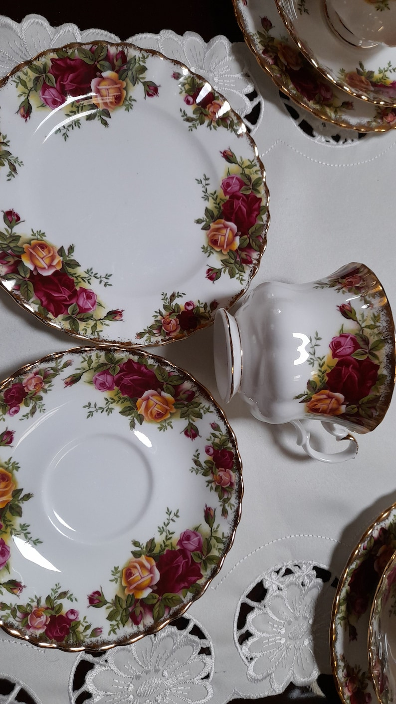 Royal Albert old Country Roses Tea Set Etsy