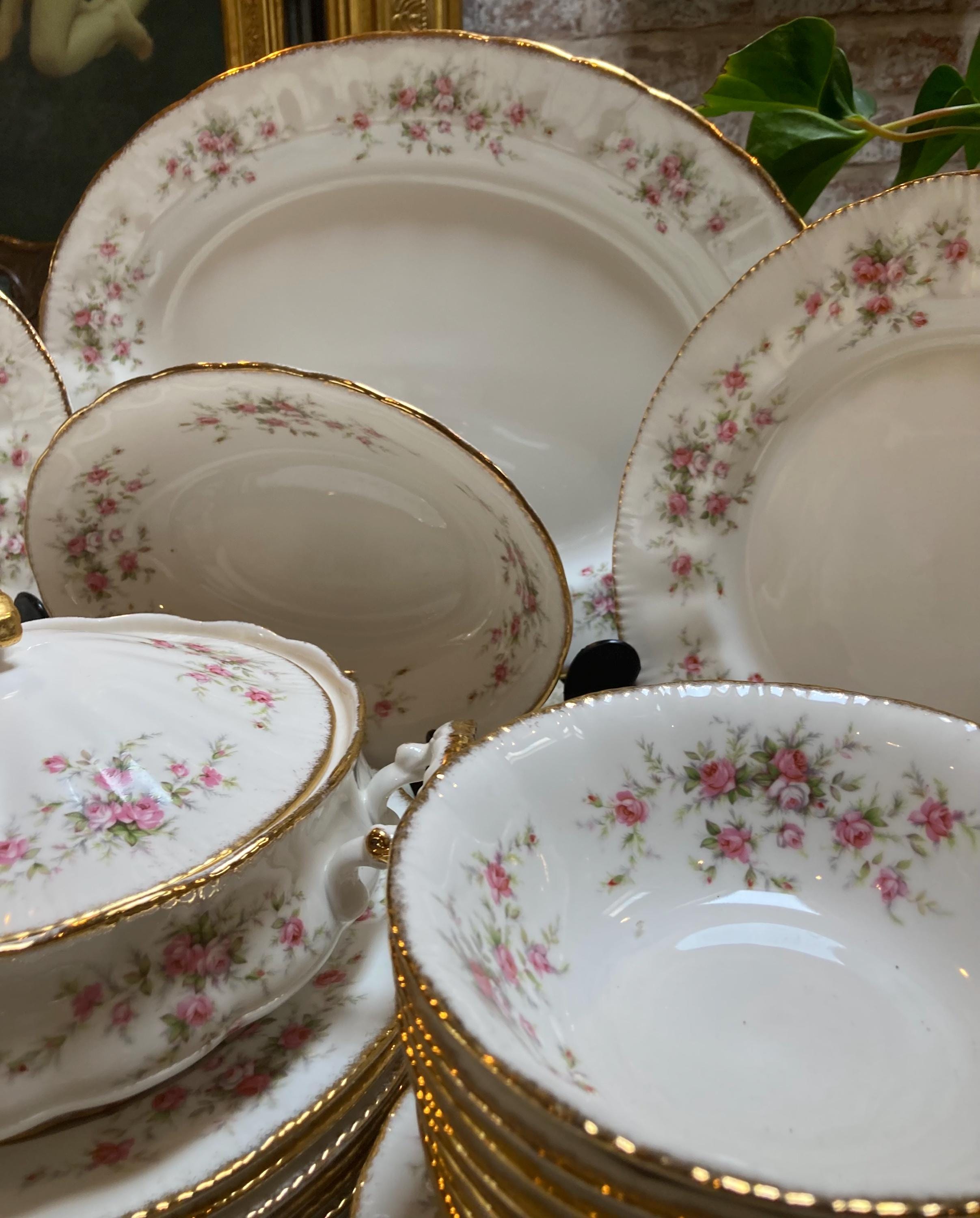 Royal Albert/ Paragon Victorian Rose Dinner Set for 6 Person - Etsy