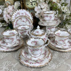 Dimity Rose Tea Set - Etsy