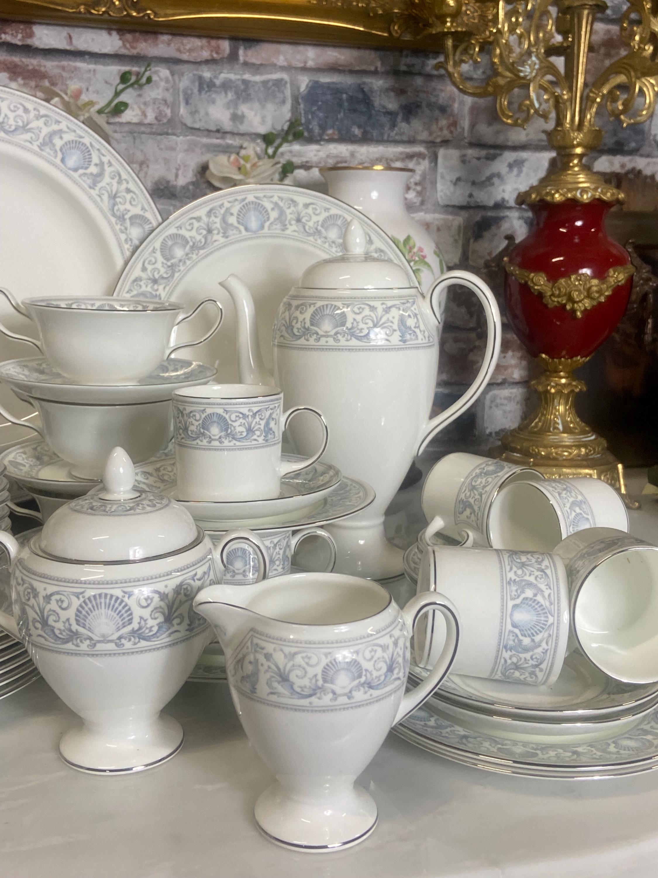 Vintage Wedgwood Dolphins Dinner Set - Etsy